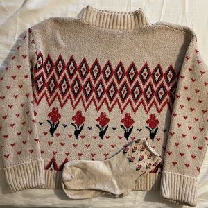Lauren Lane Sonoma Sweater & Sock Set